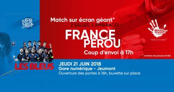 France-Pérou sur écran géant ce jeudi 21 juin à Jeumont !